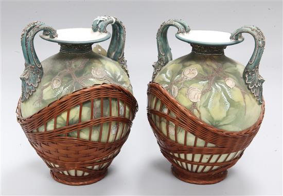 A pair of Noritake vases